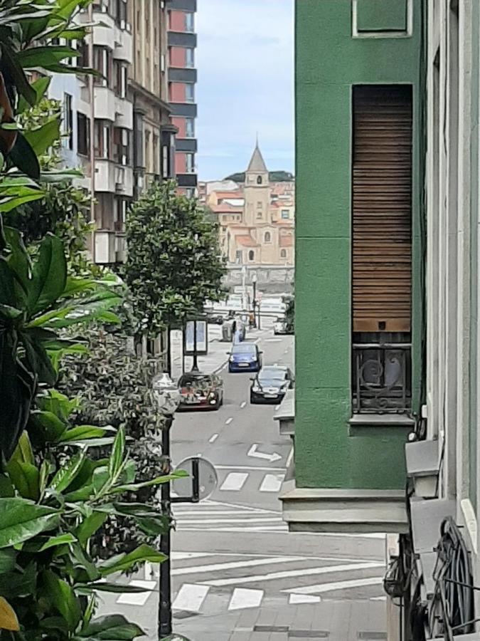 Appartamento Bonito Piso En Gijon Centro Playa Esterno foto